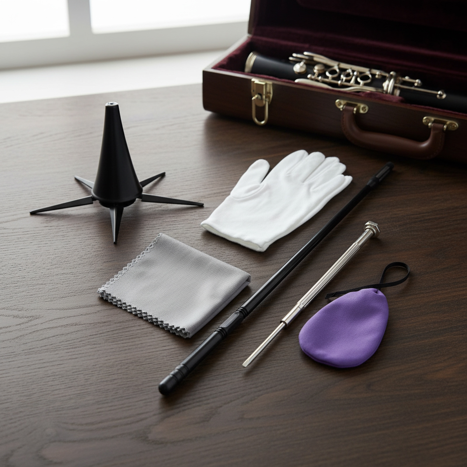 Clarinet Care Kit - Clarinet Cleaning Kit Portable Maintenance Care