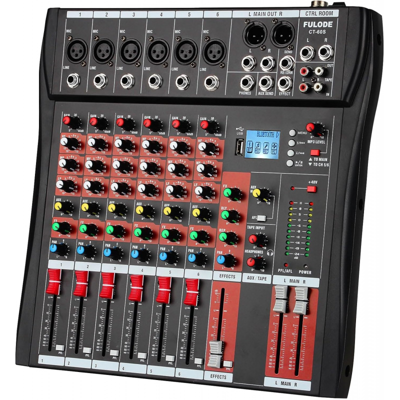 Audio & Music Xbox - FULODE CT60 6-channel Professional mixer audio