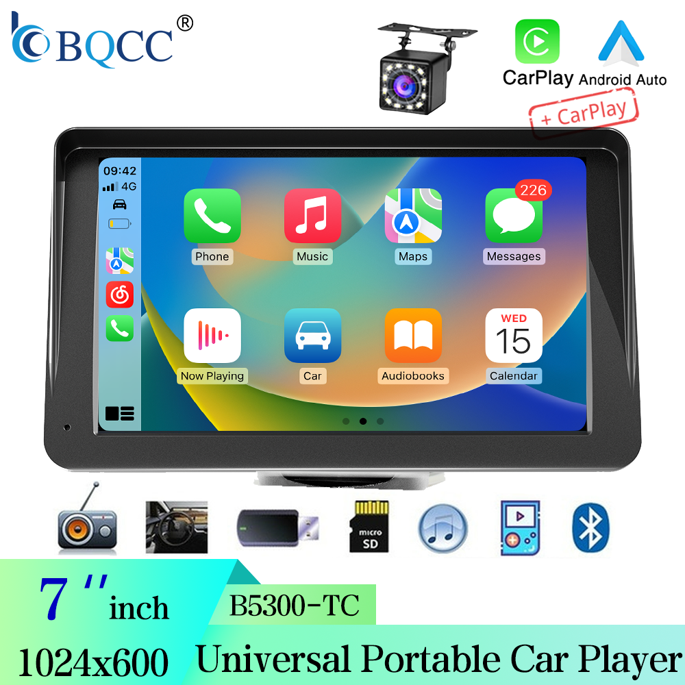 Audio & Music Xbox - BQCC 7'' Portable Universal Car Radio