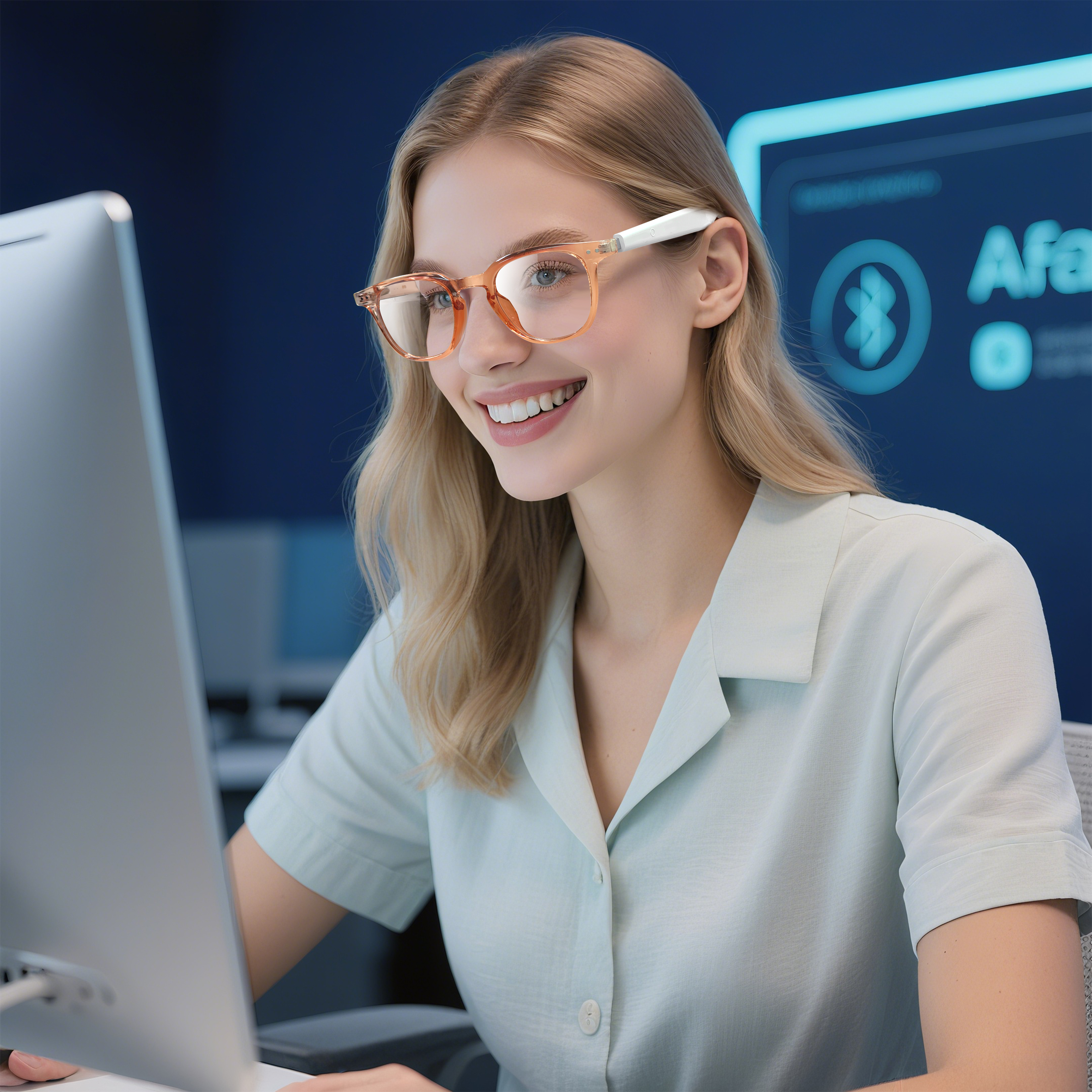 Audio Music Videos - Photochromic Smart Glasses Anti-Blue Wireless Music