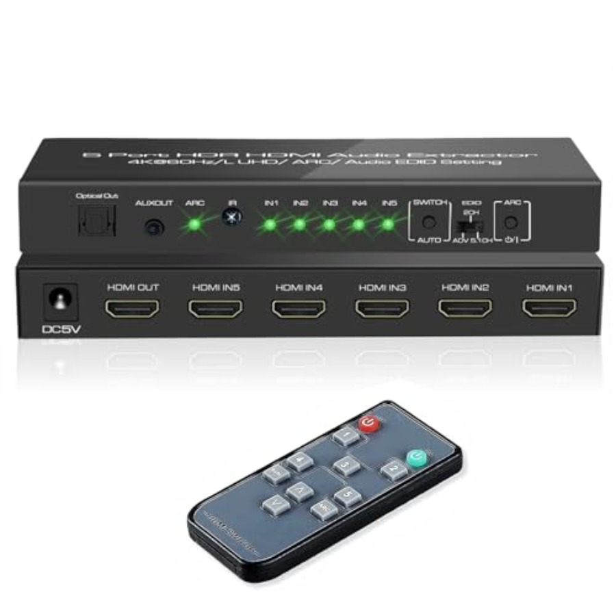 Audio & Music Xbox - 5 in 1 Out 4K@60Hz HDMI