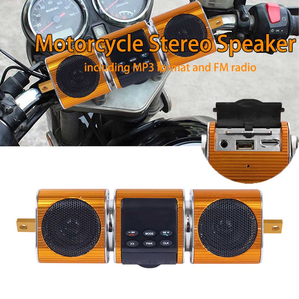 Audio Music To Mp3 - Motorcycle Audio FM Radio, USB TF