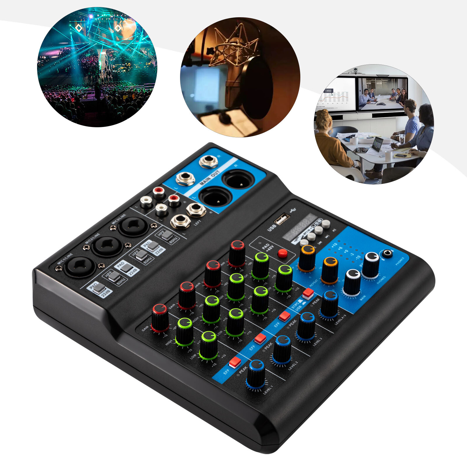 5-Channel Mixing Console Live  – обзор и цена Audio To Music