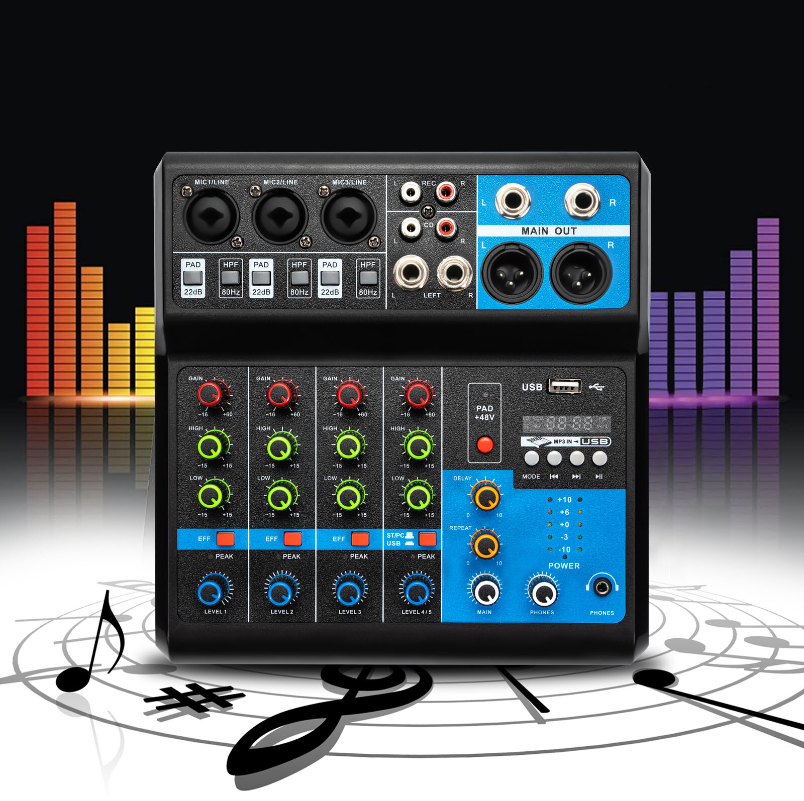 5-Channel Mixing Console Live  – обзор и цена Audio To Music