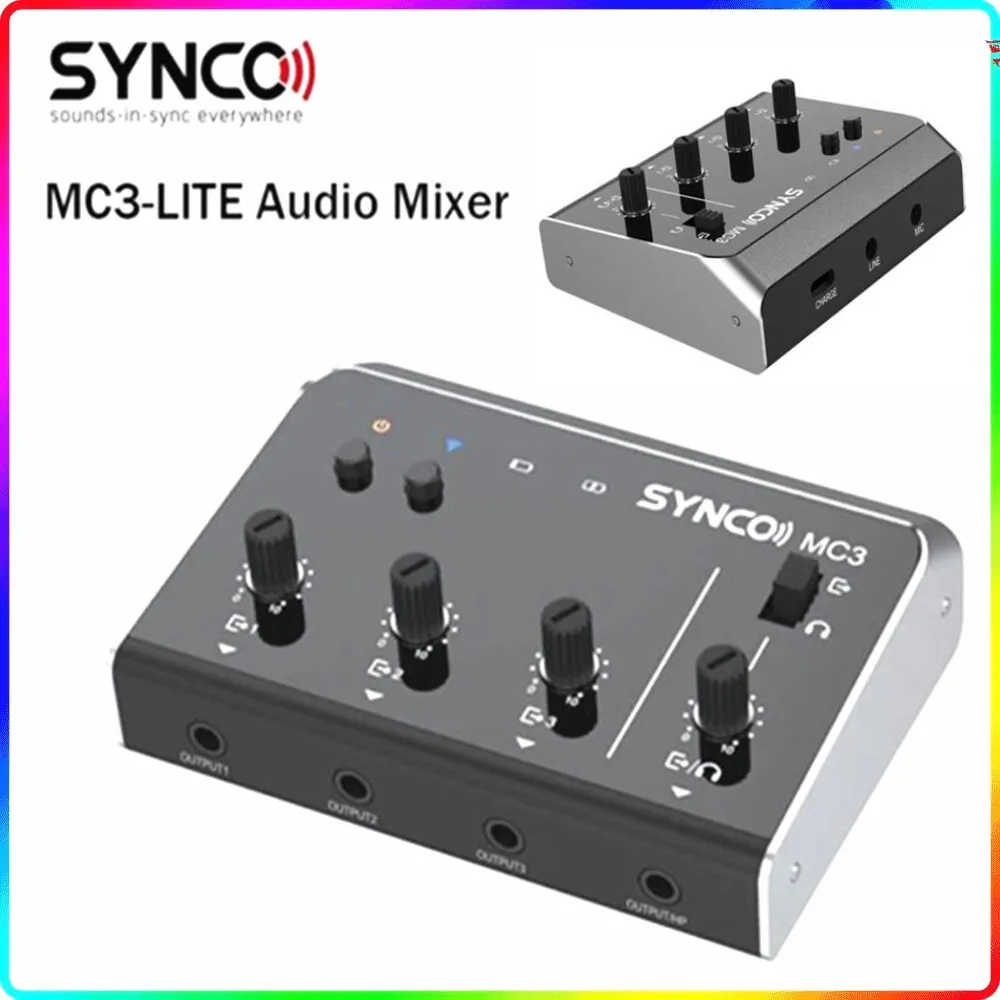 Synco MC3 Lite Audio Mixer 4 C – обзор и цена Audio Music Videos