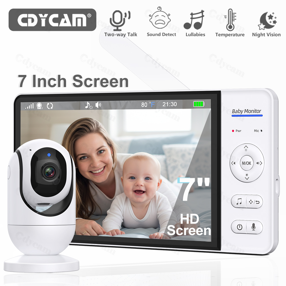 7.0'' Video Baby Monitor 720P  – обзор и цена Audio Music Videos