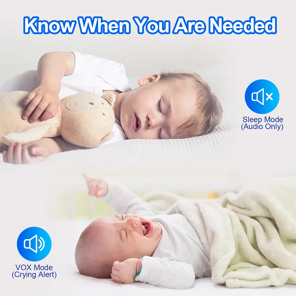 7.0'' Video Baby Monitor 720P  – обзор и цена Audio Music Videos