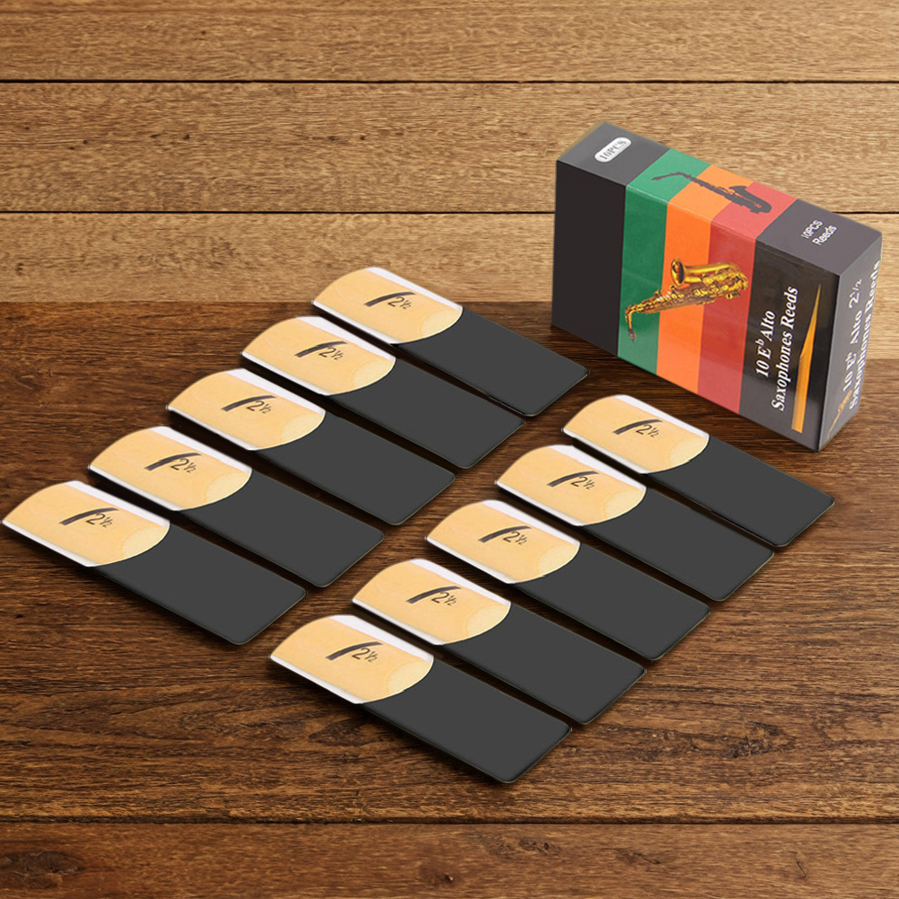 10 Pack Eb Alto Sax Reeds Alto – обзор и цена Saxophone Reed Pack
