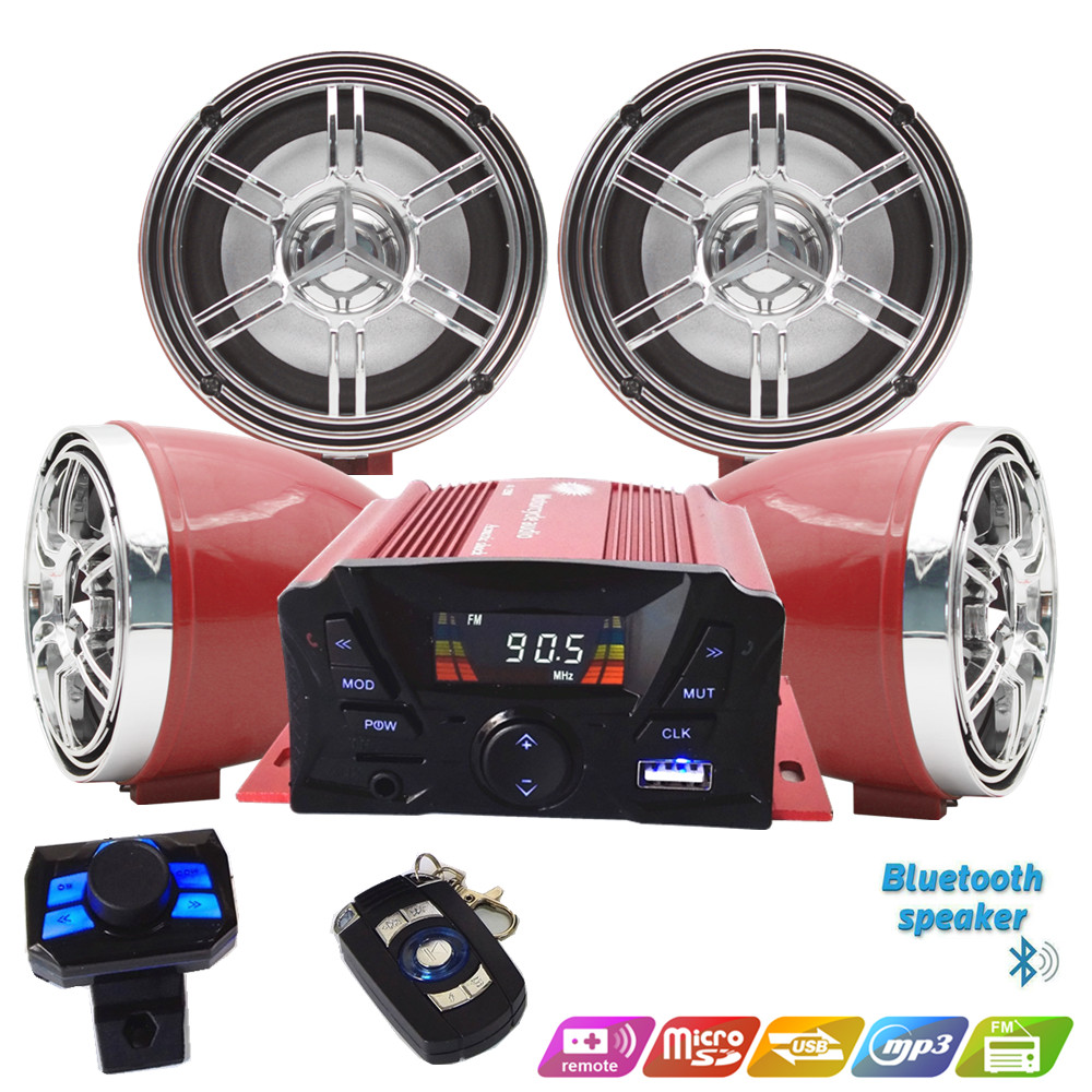 12V 4 Channel UTV ATV Golf Car – обзор и цена Audio Music To Mp3