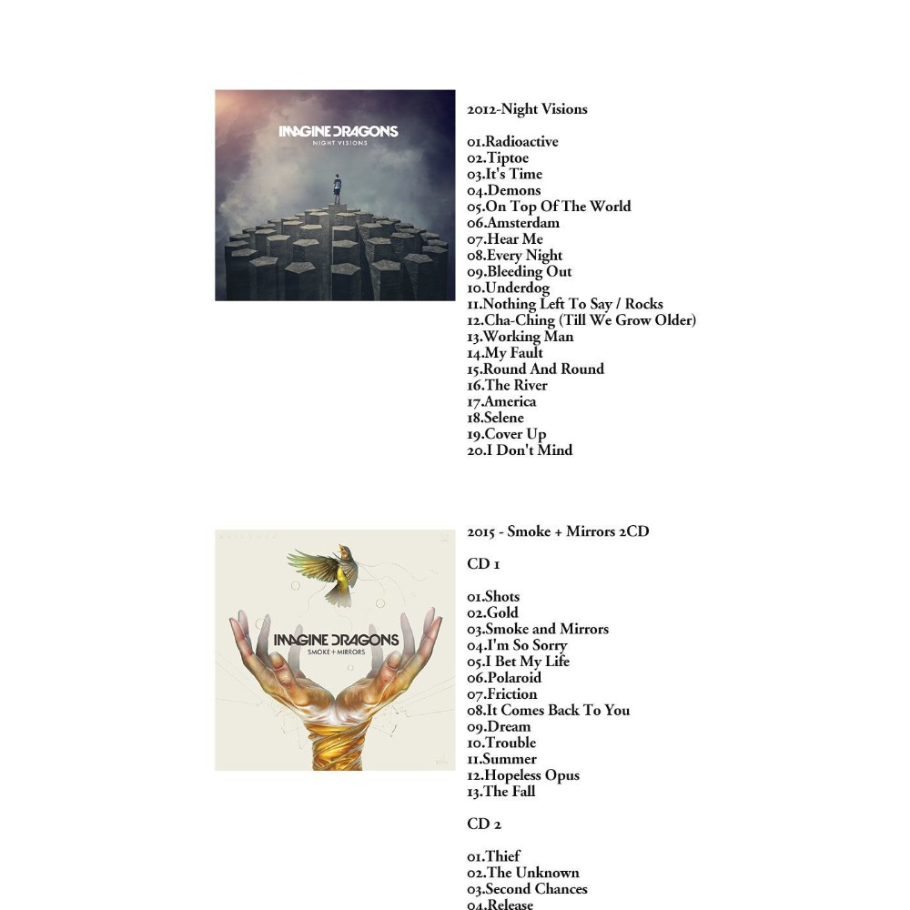 Imagine Dragons Music Collecti – обзор и цена Audio Music Only