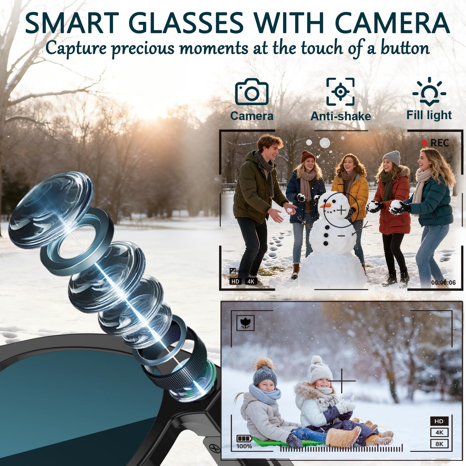 Black Smart Ai Glasses for Men – обзор и цена Audio Music Videos