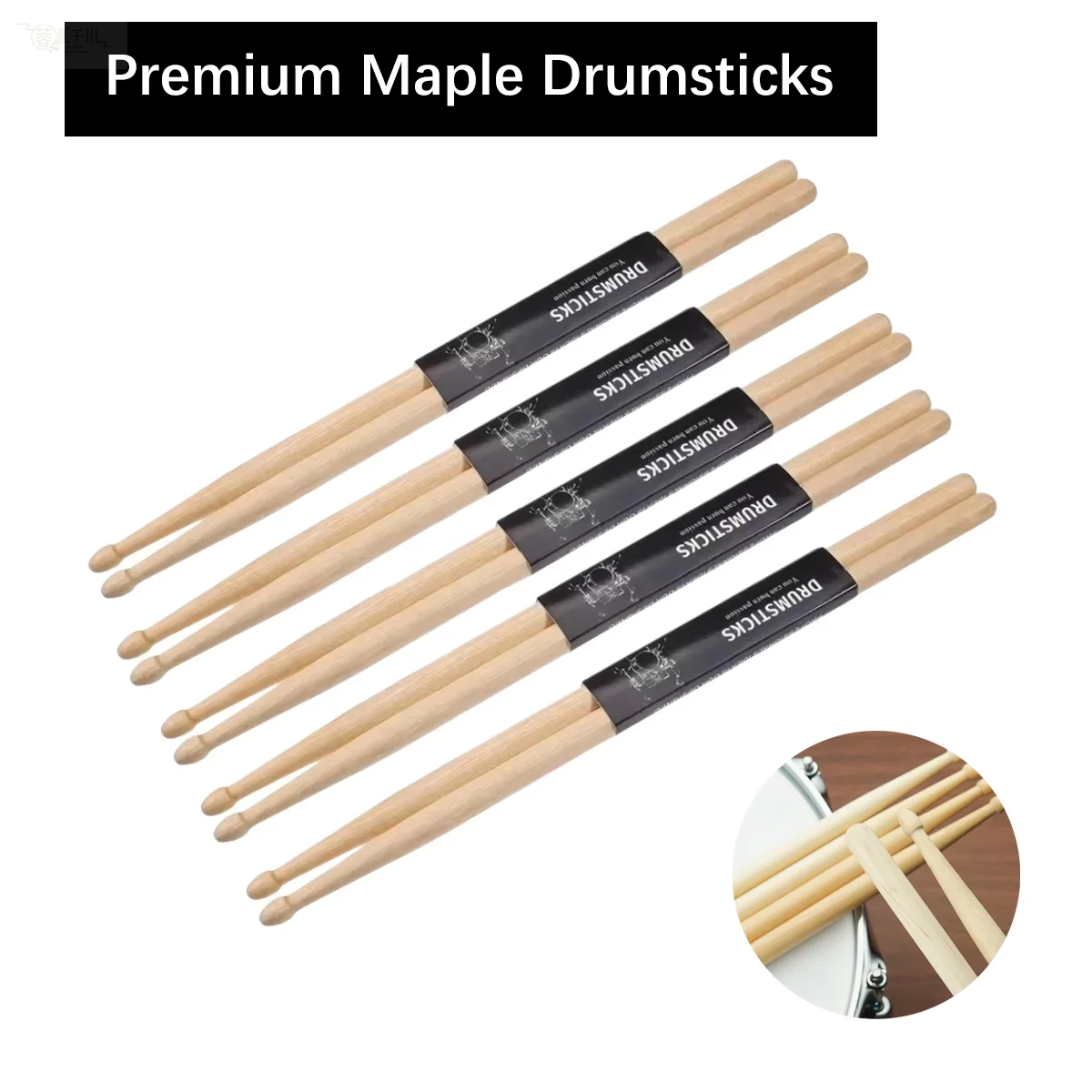 1 Pair Maple Drumstick 5A 7A T – обзор и цена Drum Stick 5A