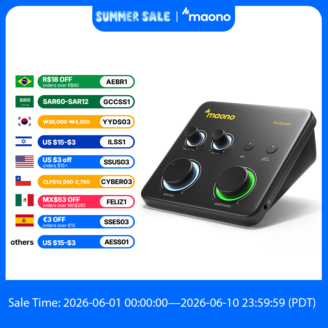 MAONO PS22 Lite USB Audio Inte – обзор и цена Audio Music Software