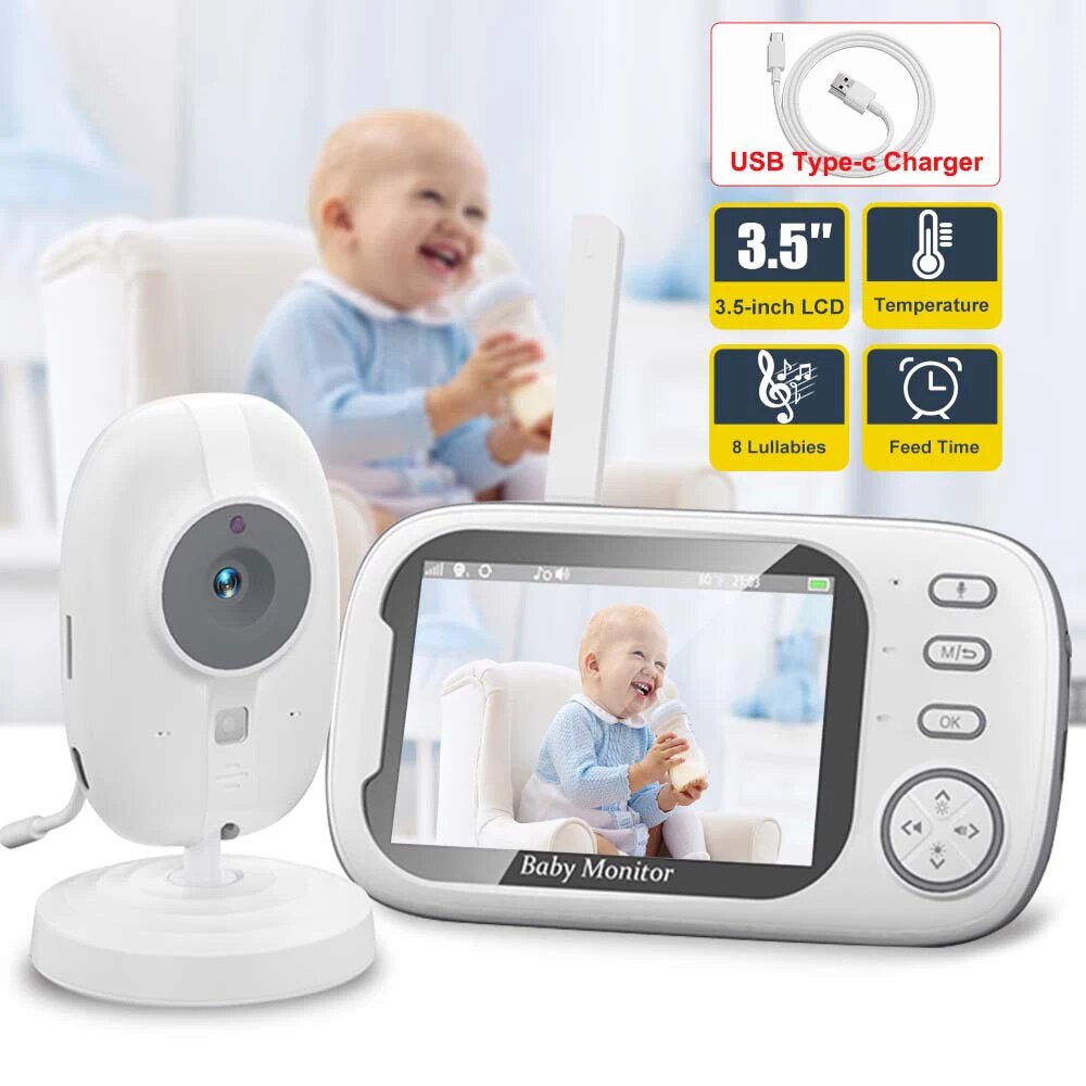 3.5'' Video Baby Monitor 2.4G  – обзор и цена Audio Music Videos
