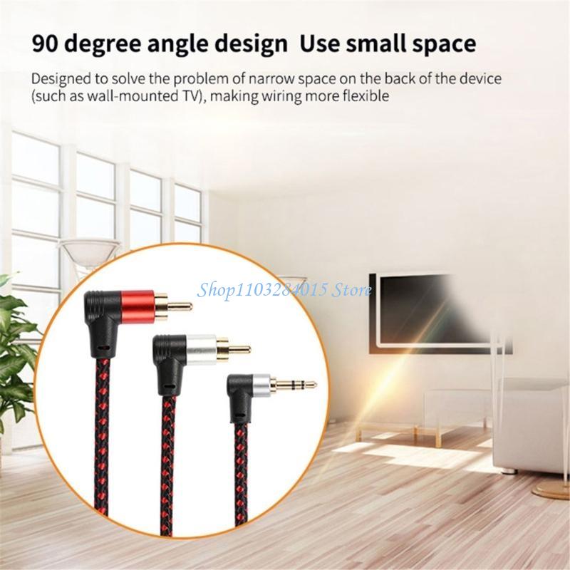 R6FF 90° RCA Cable Jacks 3.5mm – обзор и цена Audio And Music Splitter