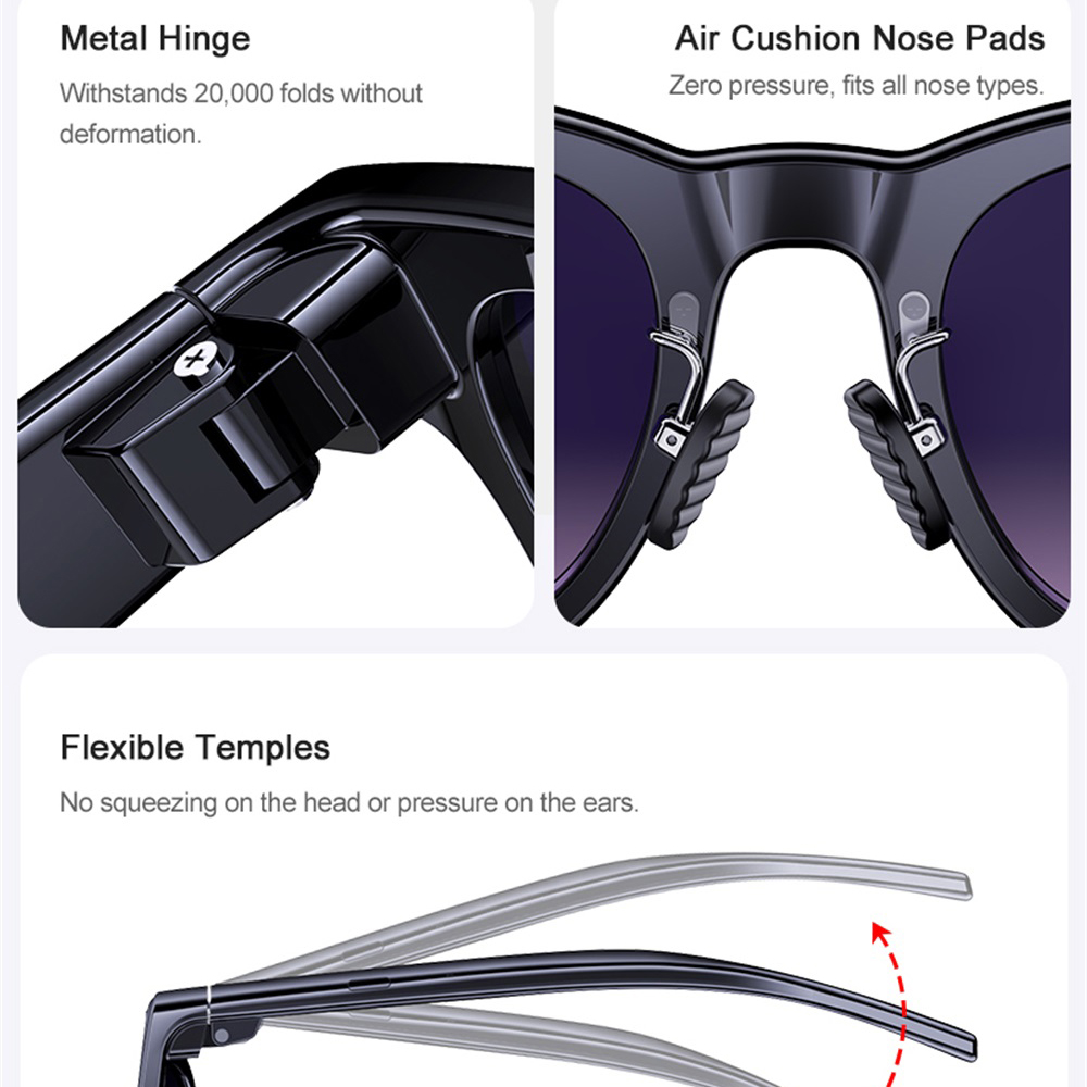 Smart Glasses AI Assistant Rea – обзор и цена Audio Music Videos