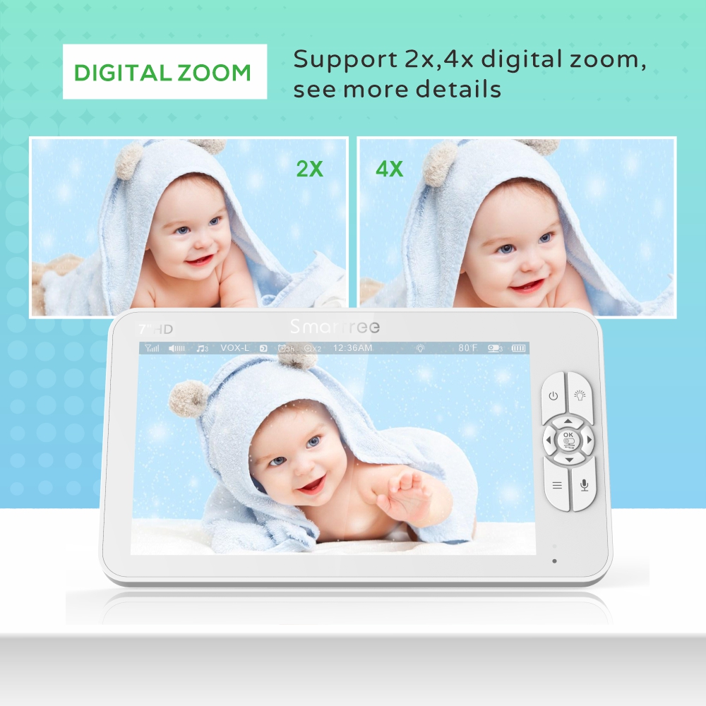 7.0 Inch HD Video Baby Monitor – обзор и цена Audio Music Videos
