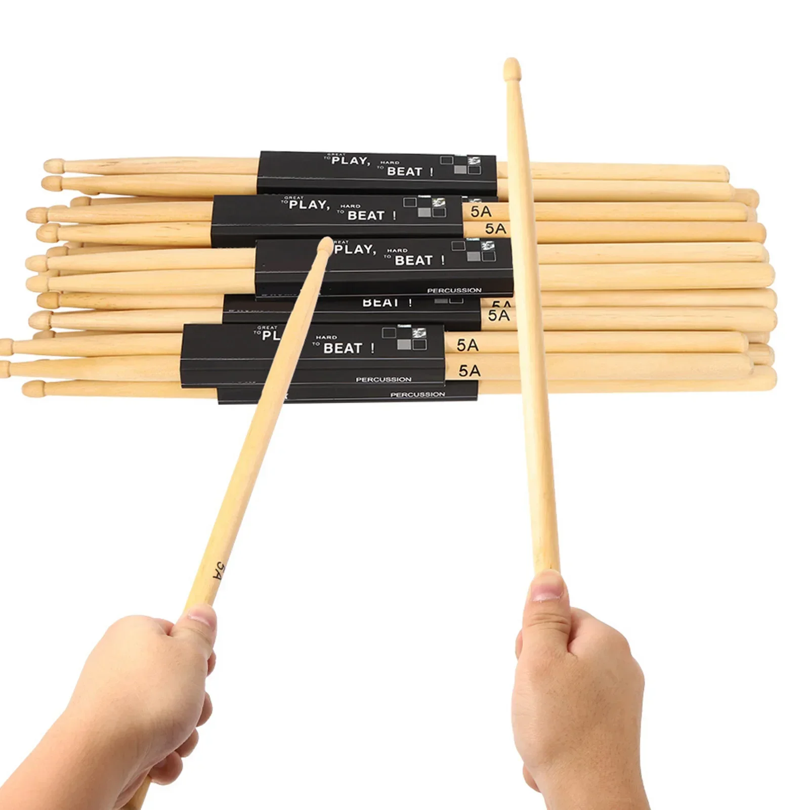12Pairs Teardrop‑shaped Stick  – обзор и цена Drum Stick 5A