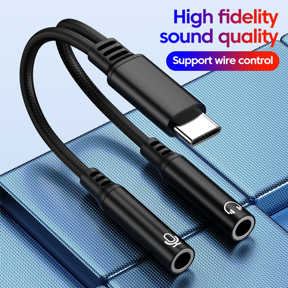 Type C Male To 3.5MM Jack Audi – обзор и цена Audio And Music Splitter