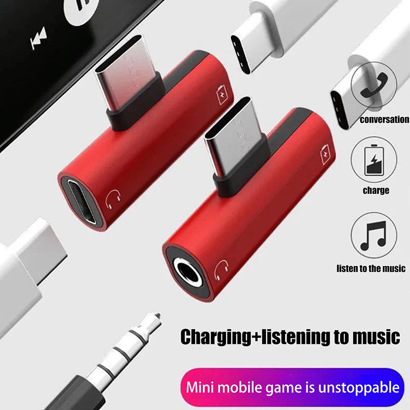 USB Type-C To 3.5 Mm Headphone – обзор и цена Audio And Music Splitter