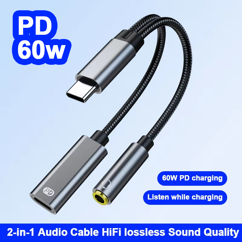Type C Male To 3.5MM Jack Audi – обзор и цена Audio And Music Splitter