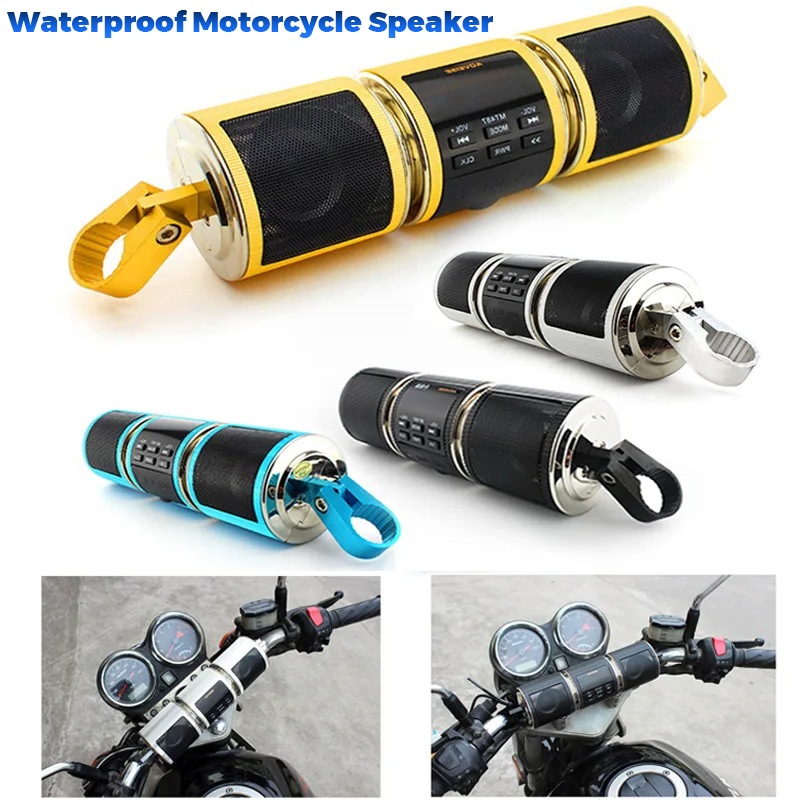 Motorcycle Audio FM Radio AUX  – обзор и цена Audio Music To Mp3