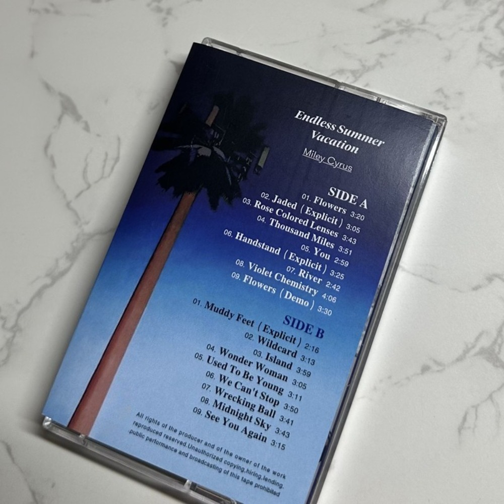 Miley Cyrus Cassette Tape | En – обзор и цена Audio To Music