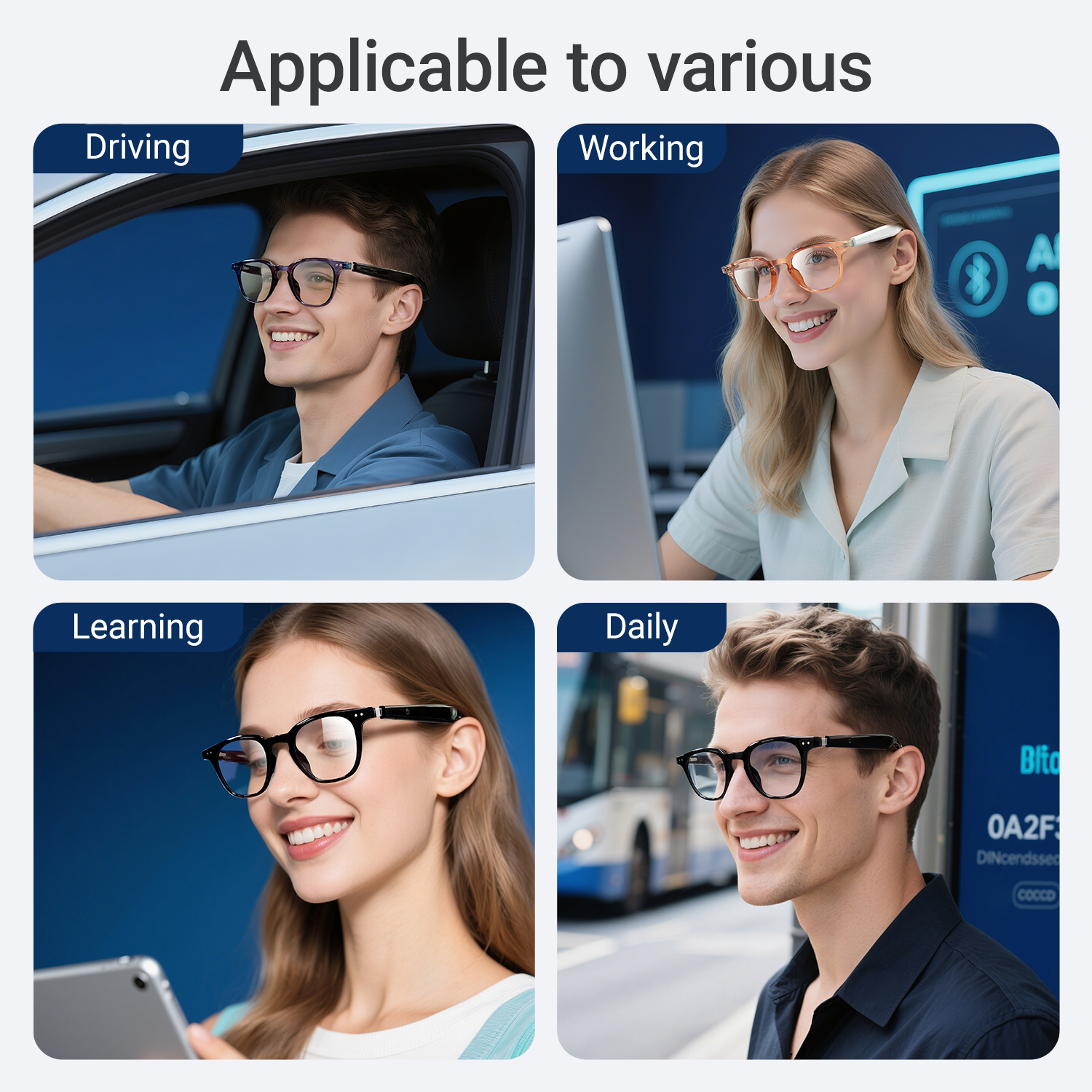 Photochromic Smart Glasses Ant – обзор и цена Audio Music Videos