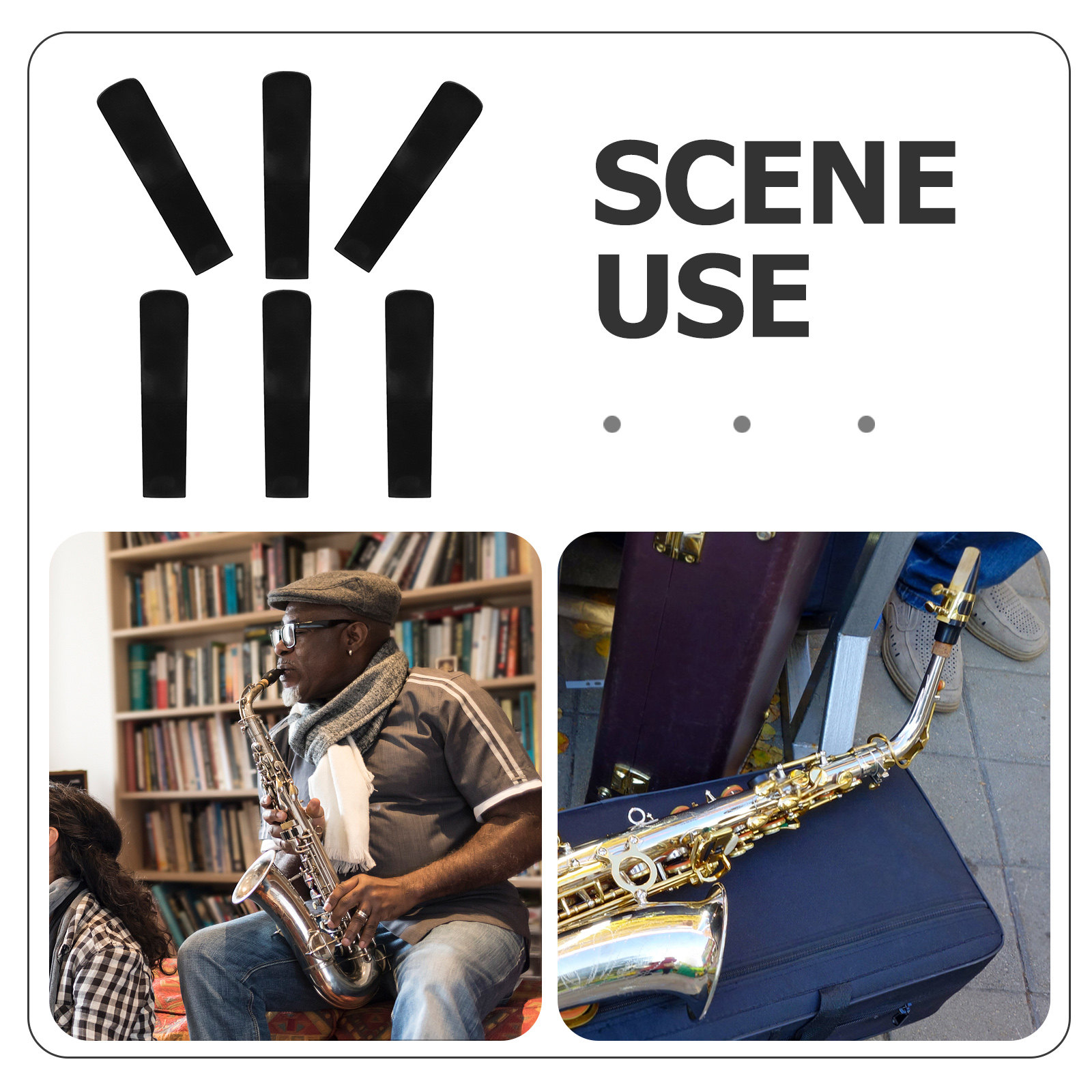 6Pcs Tenor Saxophone Reeds Rep – обзор и цена Saxophone Reed Pack