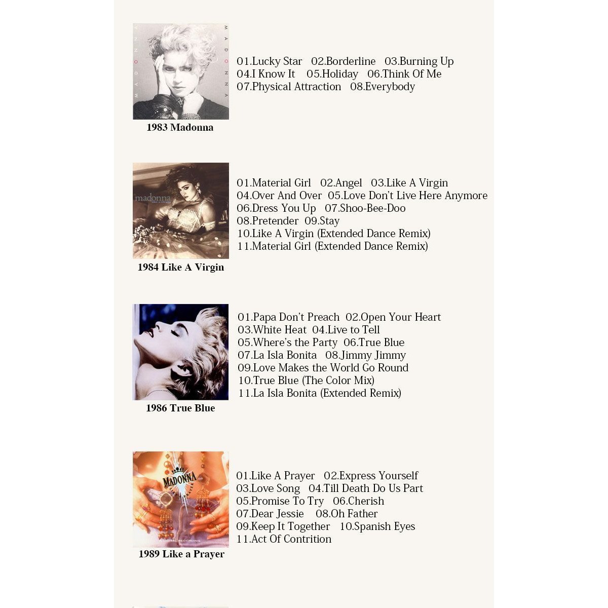 Madonna 16CD Complete Album Se – обзор и цена Audio Music Only