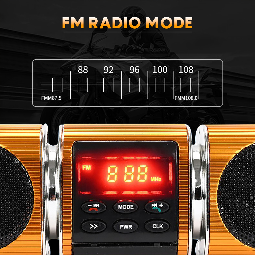 Motorcycle Audio FM Radio, USB – обзор и цена Audio Music To Mp3