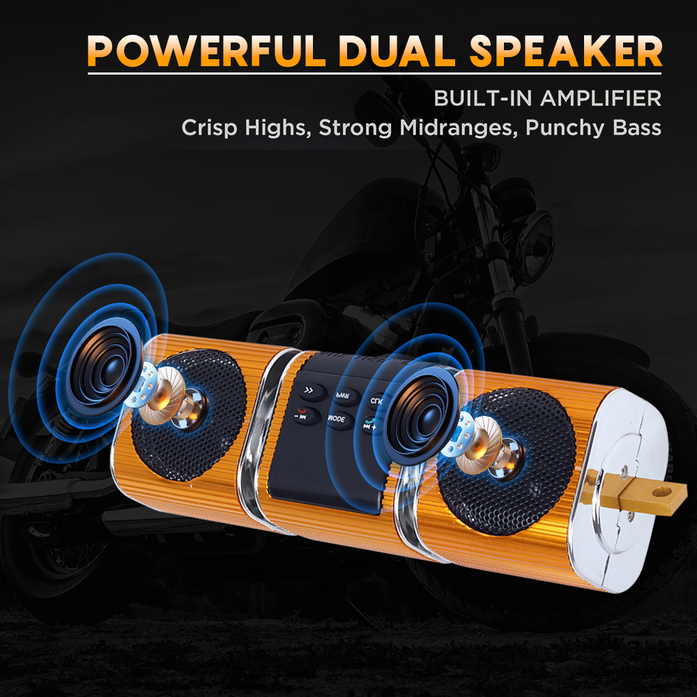 Motorcycle Audio FM Radio, USB – обзор и цена Audio Music To Mp3