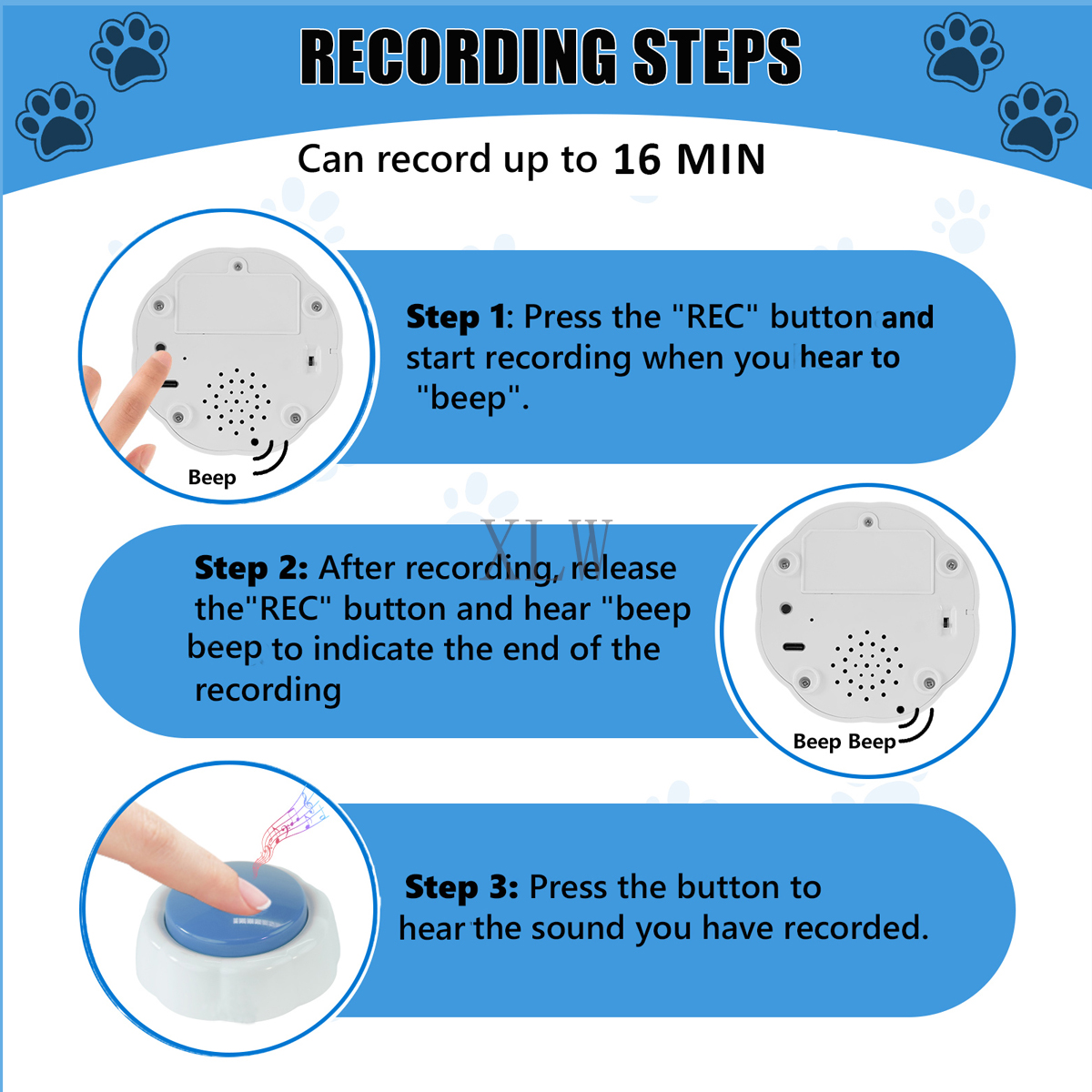 Voice Recording Button,16MB US – обзор и цена Audio Music To Download