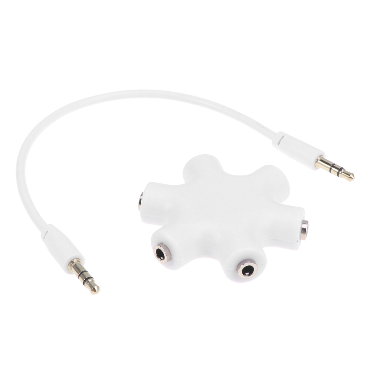 5-Way Headphone Splitter Adapt – обзор и цена Audio And Music Splitter