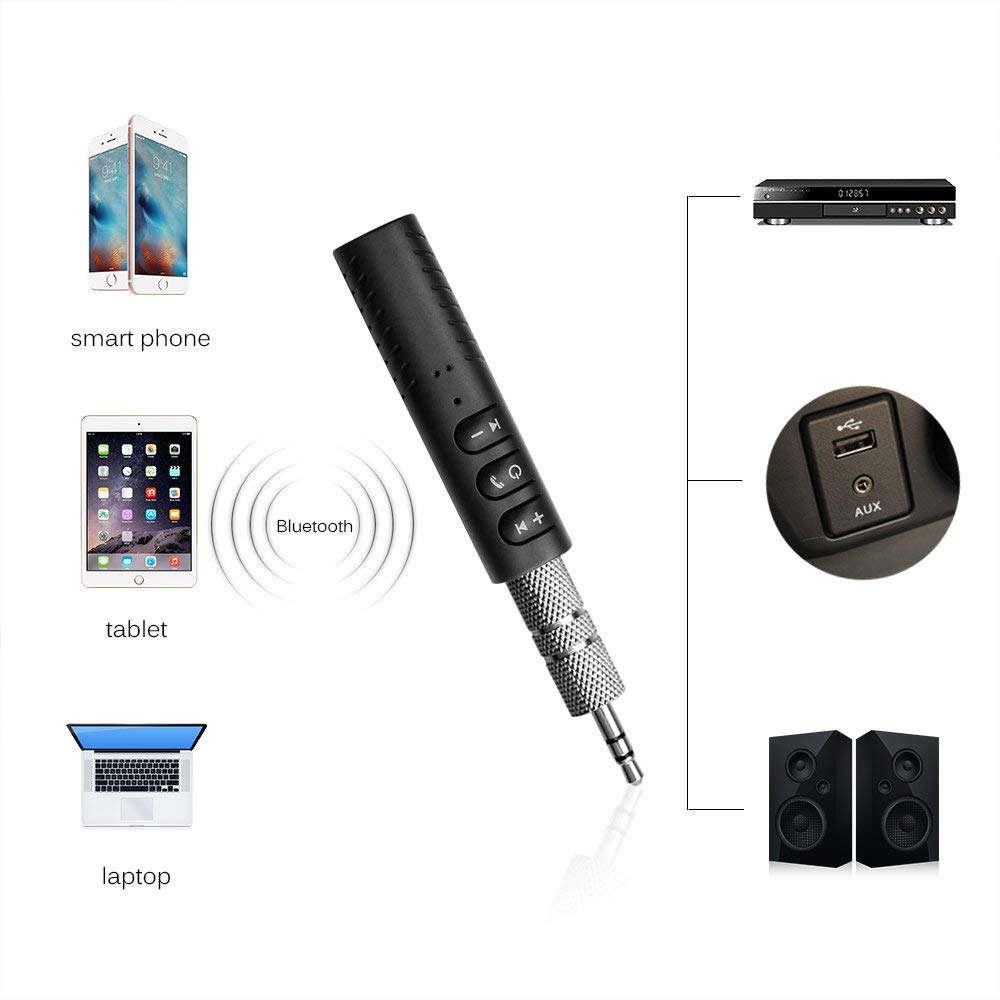 3.5mm Jack Wireless Bluetooth  – обзор и цена Audio Music To Mp3