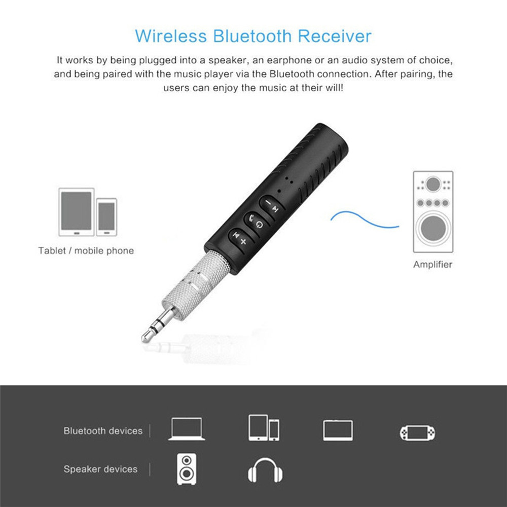 3.5mm Jack Wireless Bluetooth  – обзор и цена Audio Music To Mp3
